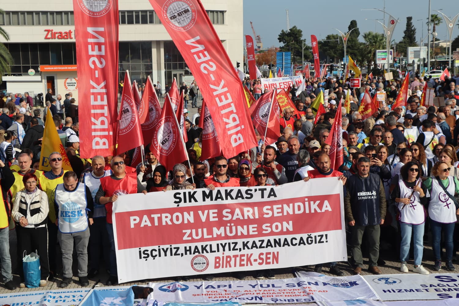 KESK Eş Başkanı Ayfer Koçak'tan Samsun'da bütçe eleştirisi 
