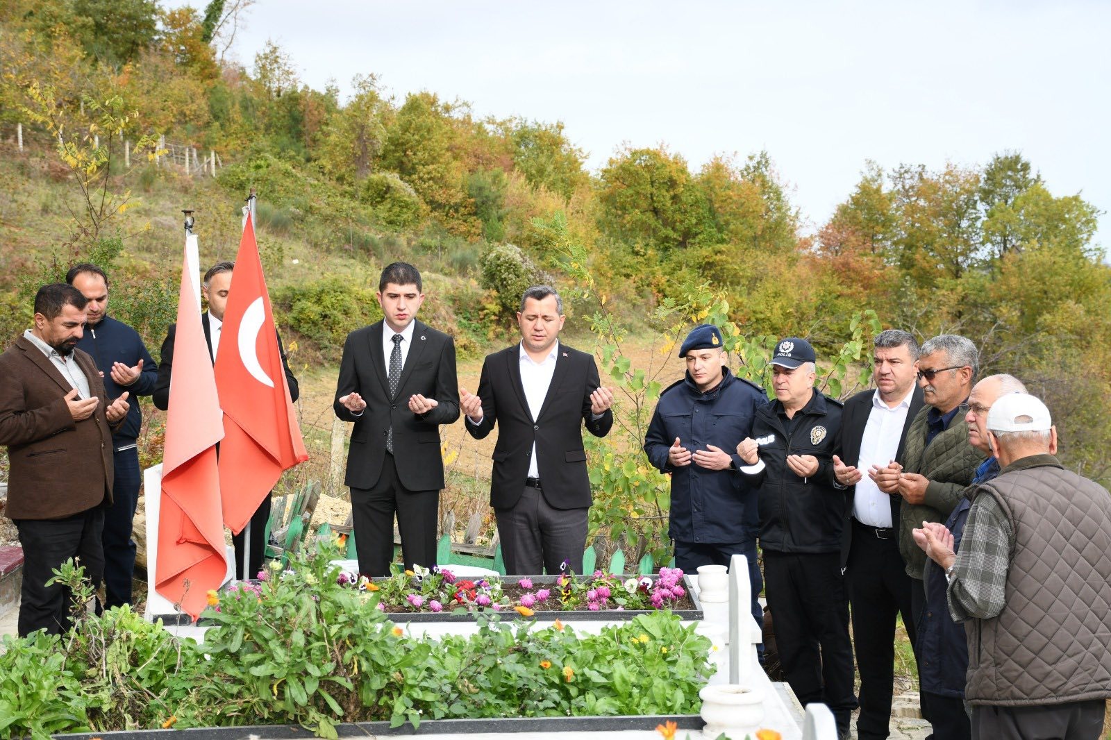 Samsun'da şehit Erdal Bolat mezarı başında anıldı 