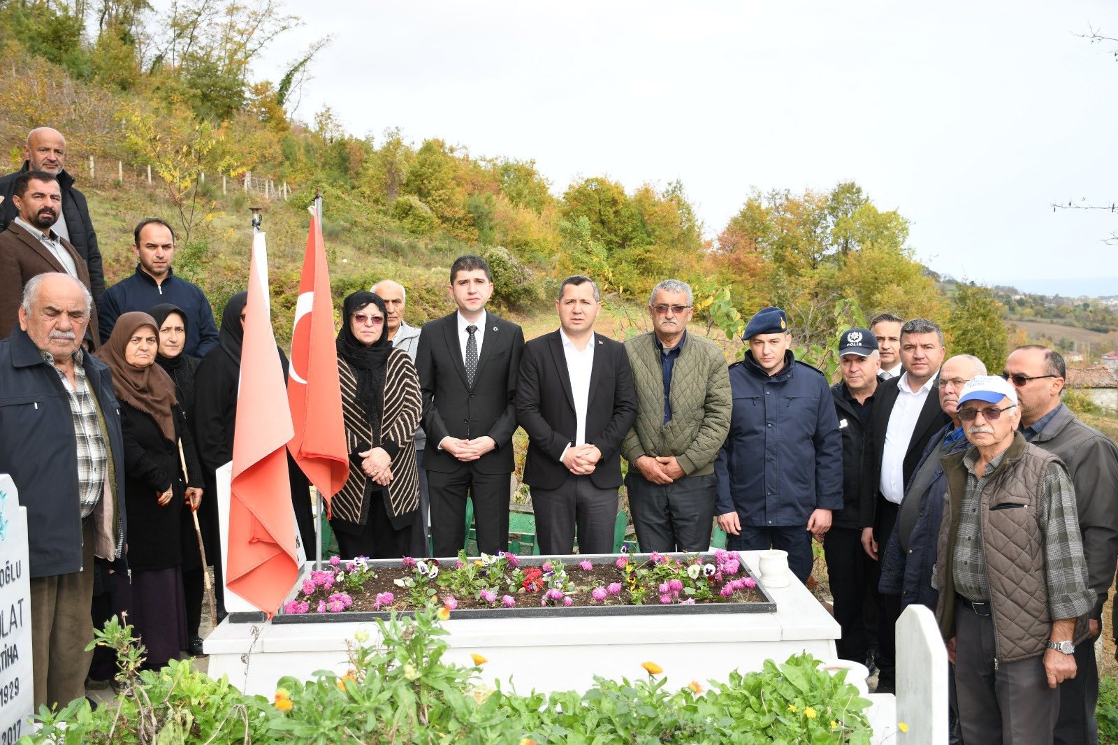 Samsun'da şehit Erdal Bolat mezarı başında anıldı 