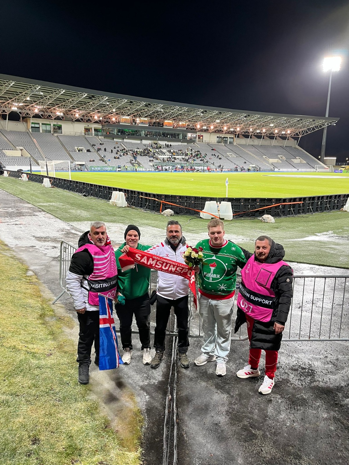 Samsunsporlular, İzlanda’da dostluk köprüsü kurdu