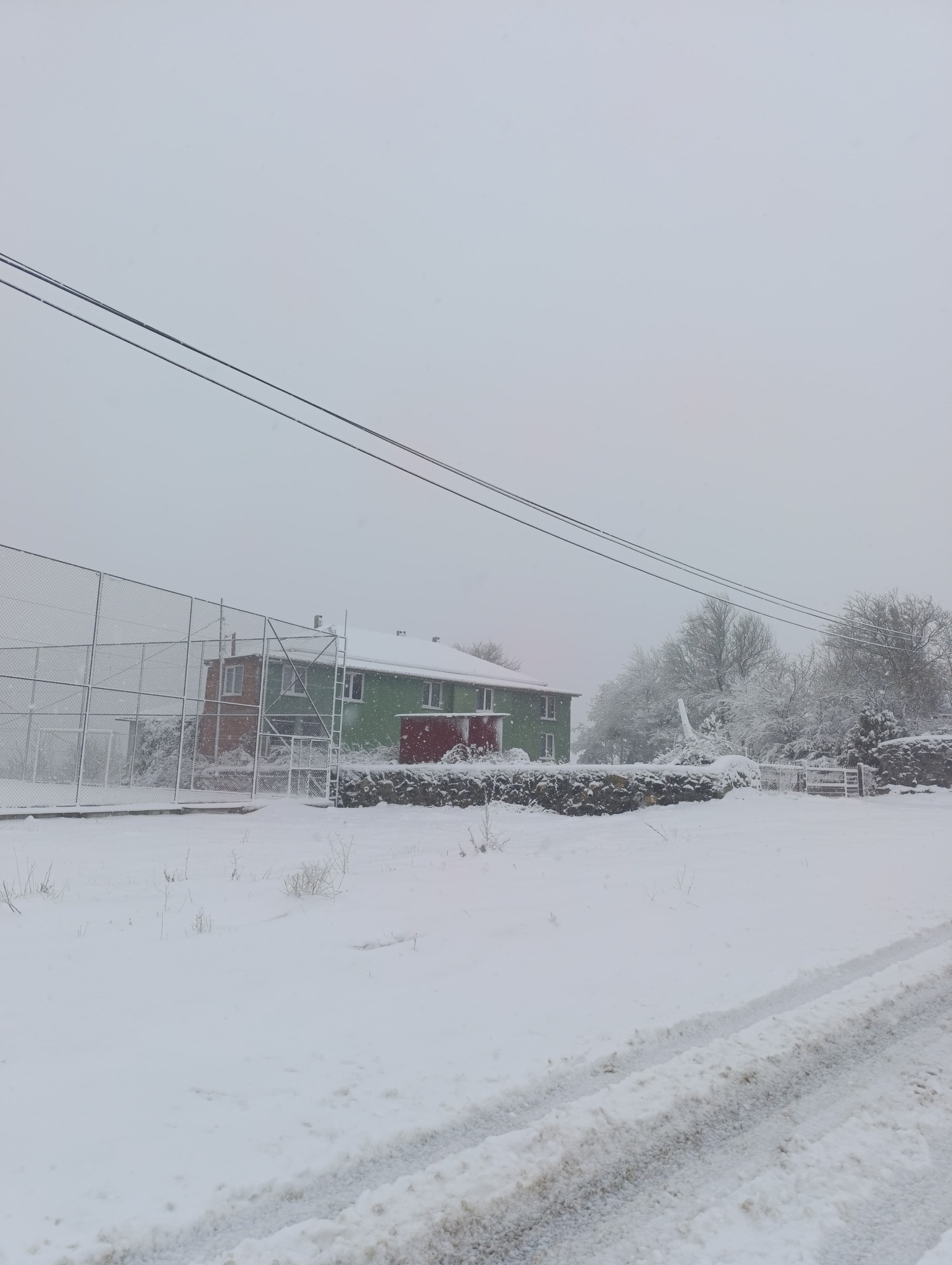 Samsun'un ilçelerinden özlenen kar manzaraları 