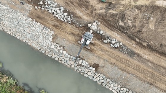 Samsun'da DSİ Yeni OSB'de çalışmaları sürdürüyor