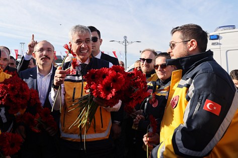 Sağlık Bakanı Memişoğlu Samsun'da konuştu: "Şehrin sağlık filosu yenilendi"