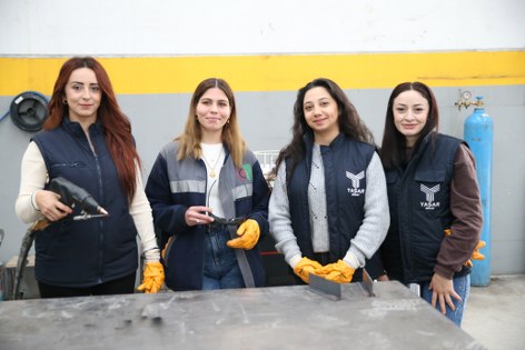 Sanayide kadın eli: Samsun’da kaynakçılar yetişiyor