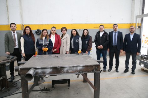 Sanayide kadın eli: Samsun’da kaynakçılar yetişiyor