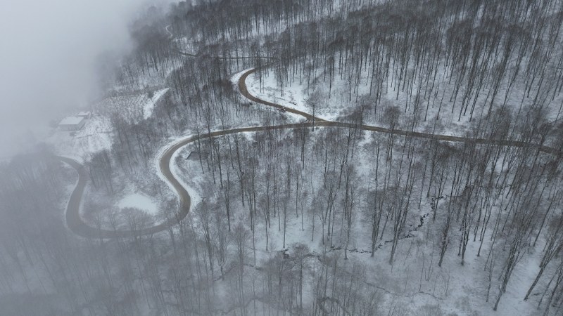 Samsun'un zirvesinde kar sevinci! Nebiyan Dağı beyaza büründü