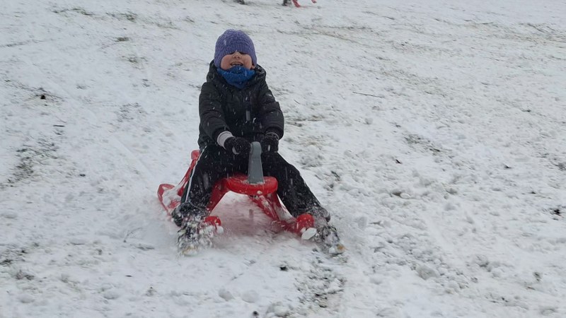 Samsun'un zirvesinde kar sevinci! Nebiyan Dağı beyaza büründü