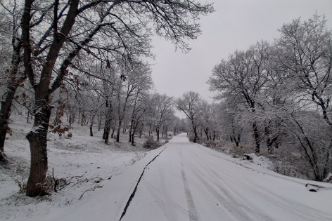 Samsun Havza'da kar yağışı etkili oluyor
