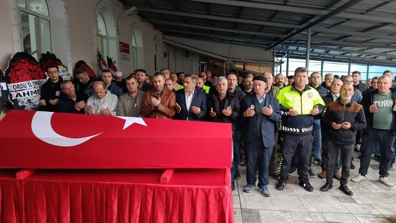 Samsun'da polis memuru Tuncay Ebrinç'e son görev