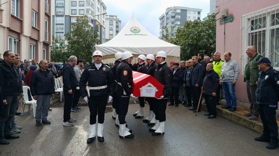 Samsun'da polis memuru Tuncay Ebrinç'e son görev