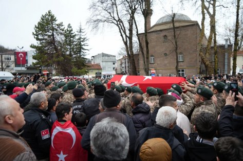 Samsunlu şehit Emre Albayrak son yolculuğuna uğurlandı