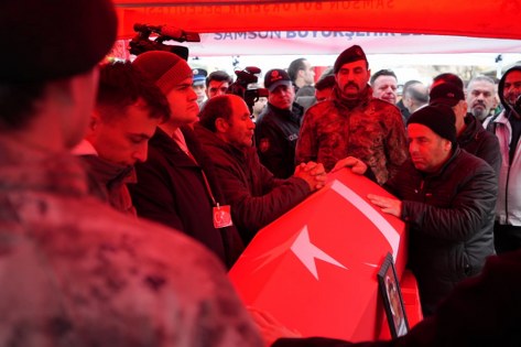 Samsunlu şehit Emre Albayrak son yolculuğuna uğurlandı