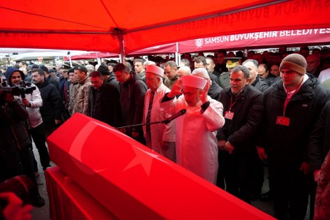 Samsunlu şehit Emre Albayrak son yolculuğuna uğurlandı