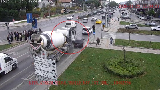 Samsun'da kazalar KGYS kamerasında! Havada takla şoku