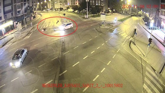 Samsun'da kazalar KGYS kamerasında! Havada takla şoku