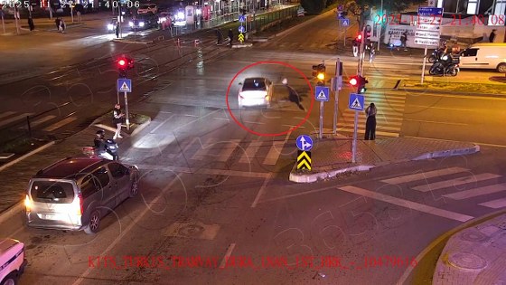 Samsun'da kazalar KGYS kamerasında! Havada takla şoku