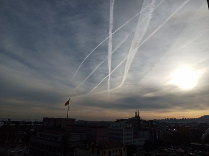 Samsun semalarında dikkat çeken görüntü! 