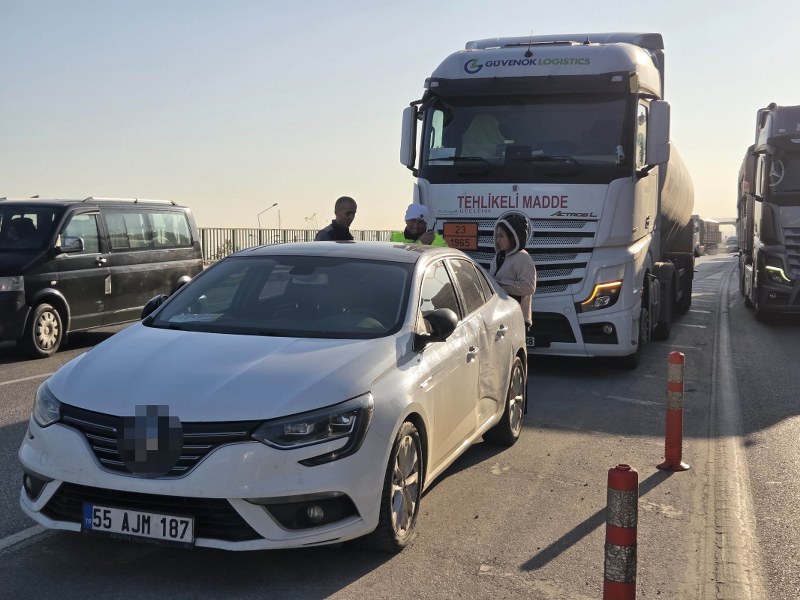 Samsun'da faciaya ramak kaldı! Tehlikeli kaza 