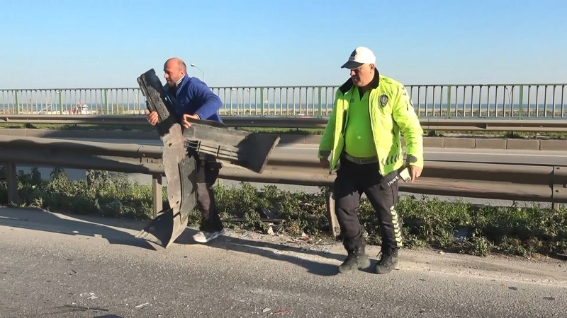 Samsun'da faciaya ramak kaldı! Tehlikeli kaza 