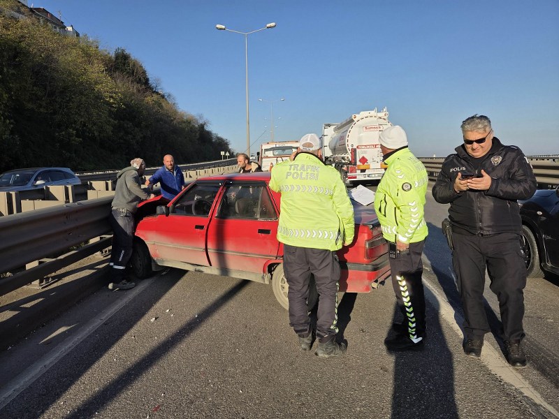 Samsun'da faciaya ramak kaldı! Tehlikeli kaza 
