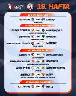 Samsunspor'un 18-19. hafta maç programı açıklandı 