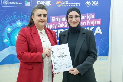 Canik’te girişimci kadınlara yapay zeka eğitimi 