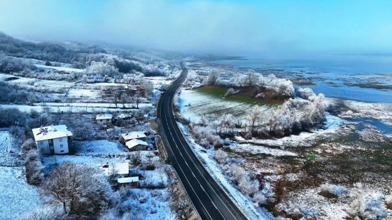 Vali Tavlı paylaştı, Ladik Gölü hayran bıraktı