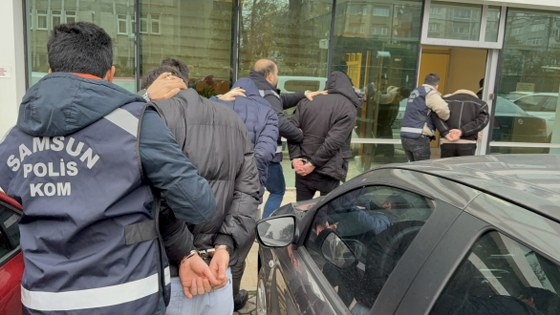 Samsun'da eş zamanlı kaçak baskını: 4 gözaltı 