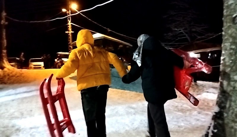 Samsun'da kar keyfi! Eğlenceli anlar 