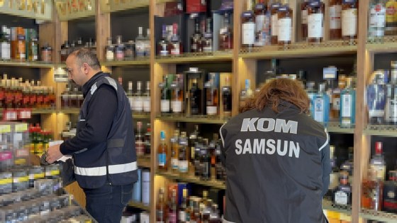 Samsun'da sahte içki alarmı: Eğlence mekanları mercek altında
