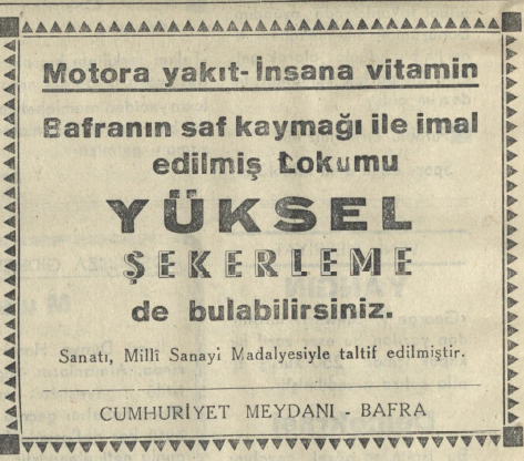 PADİŞAHIN TATLISI: HACI BEKİR’DEN BAFRA VE SAMSUN’A UZANAN BİR MİRAS