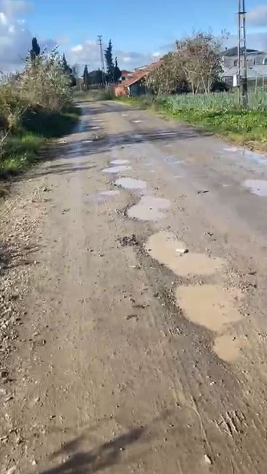 Bafra'da yol çilesi: "Rezillik içindeyiz"