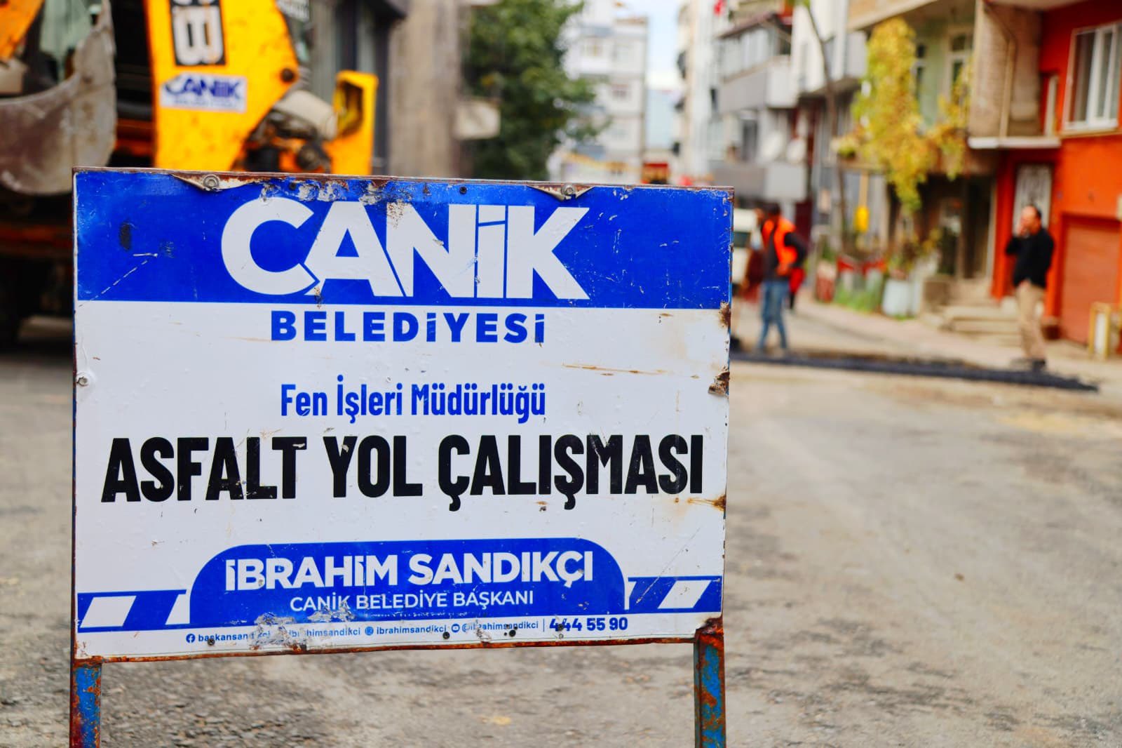 Canik'te mahallelerde eş zamanlı çalışma!