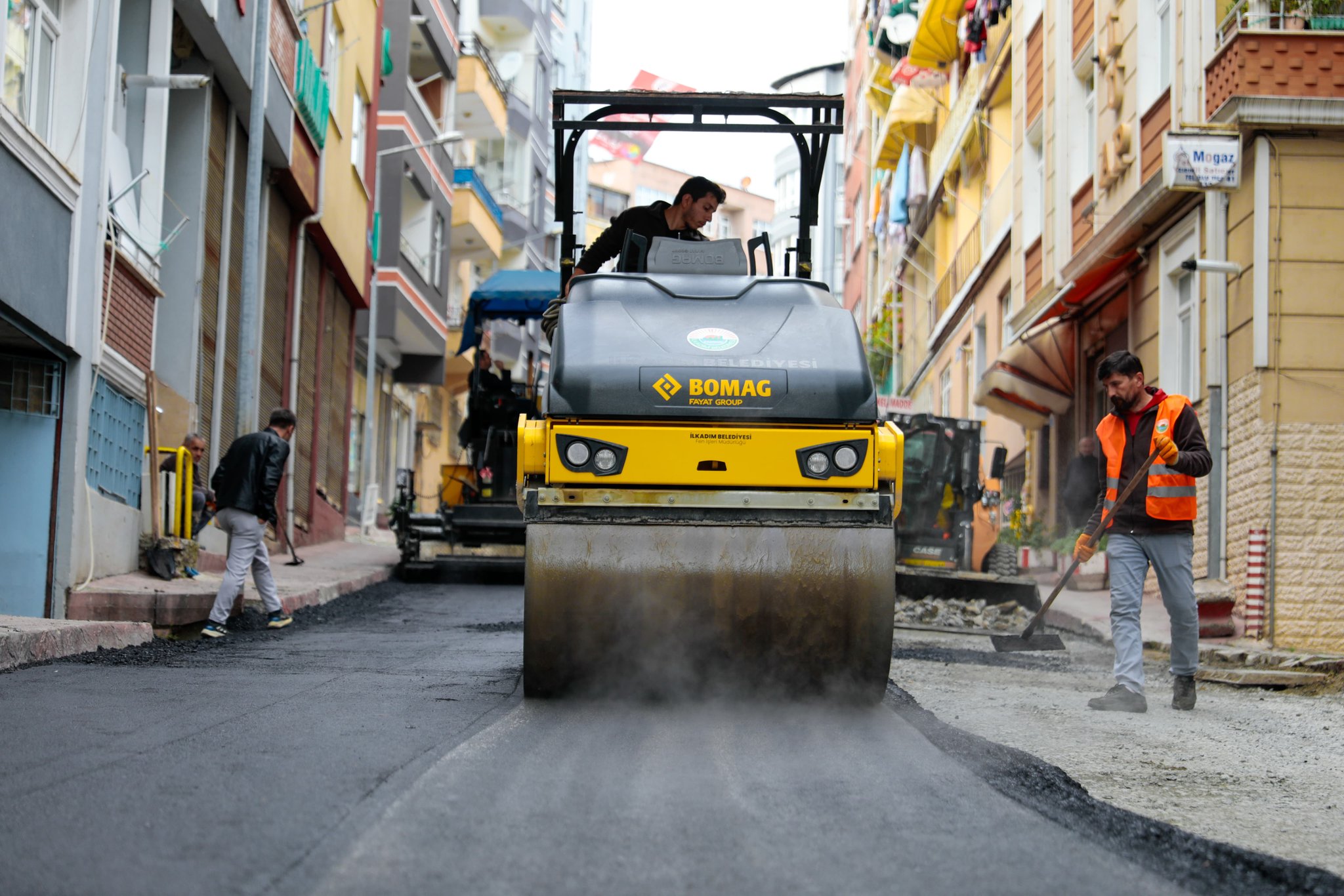 Samsun Rasathane Mahallesi'nde yollar yenileniyor! 