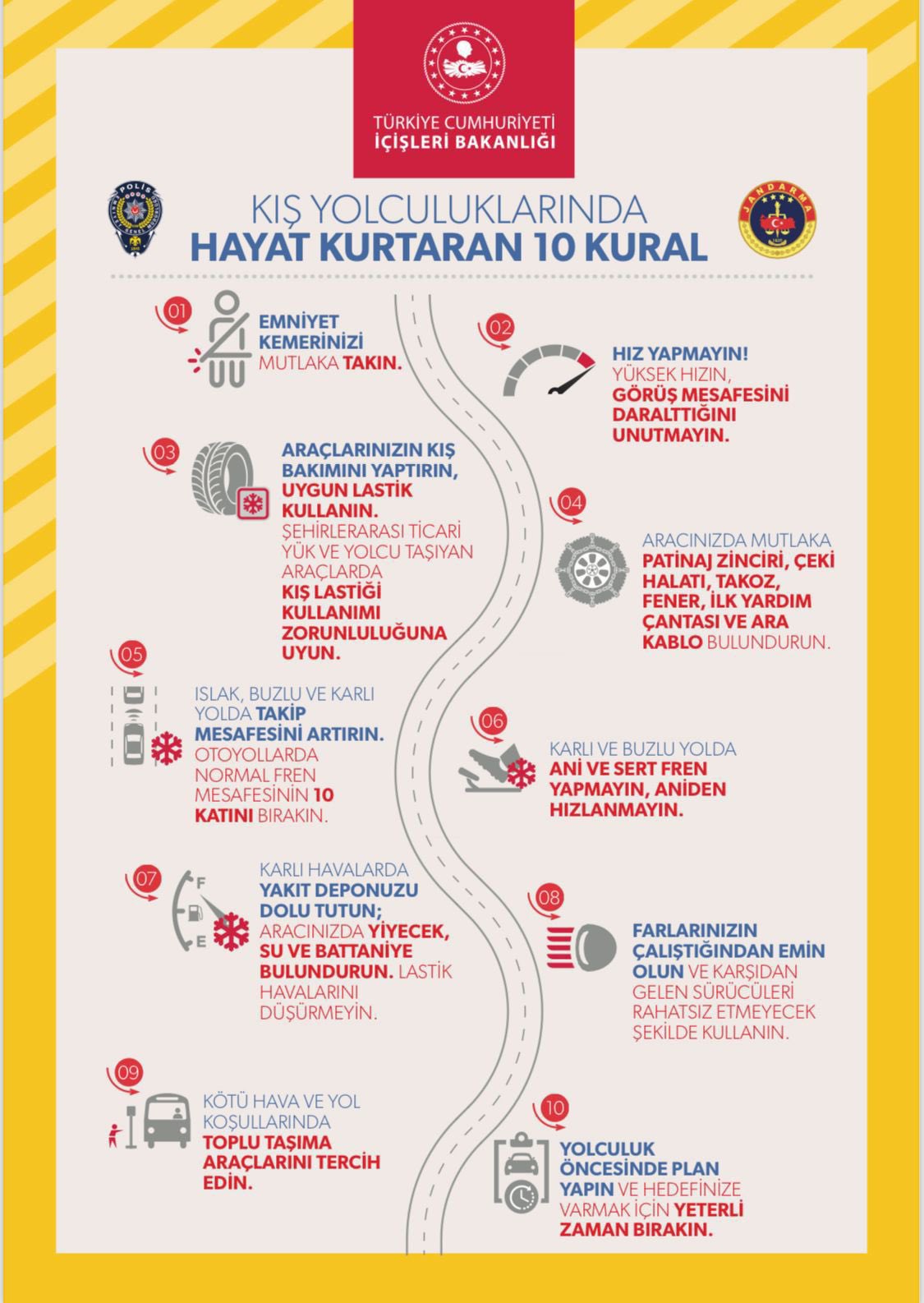 Karda yola çıkacaklara dikkat! Samsun Valiliği uyardı