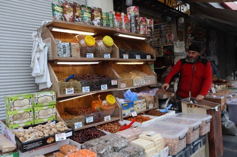 Samsun'da yılbaşı öncesi kuruyemişte tercih değişti 