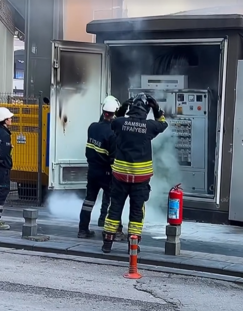 Samsun Subaşı mevkisinde hareketli dakikalar! 