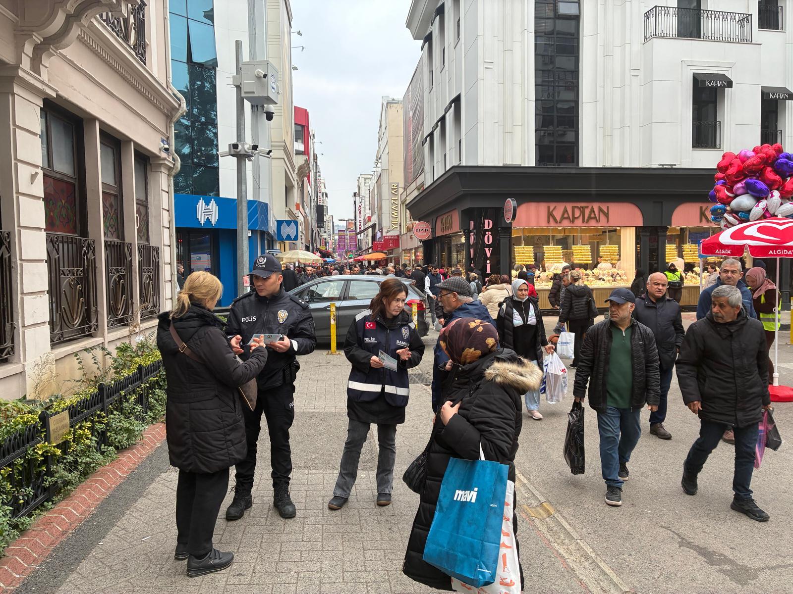Samsun polisi sahada: Binlerce kişiye dolandırıcılık uyarısı 