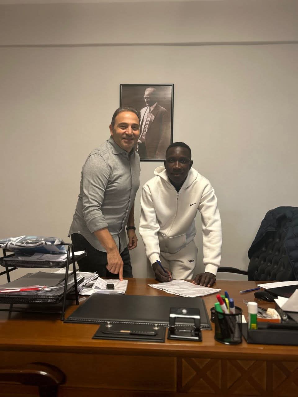 Samsunspor Saikouba Jarjue ile sözleşme imzaladı 