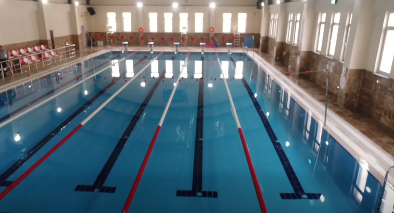 Samsun'un o ilçesine modern yüzme havuzu