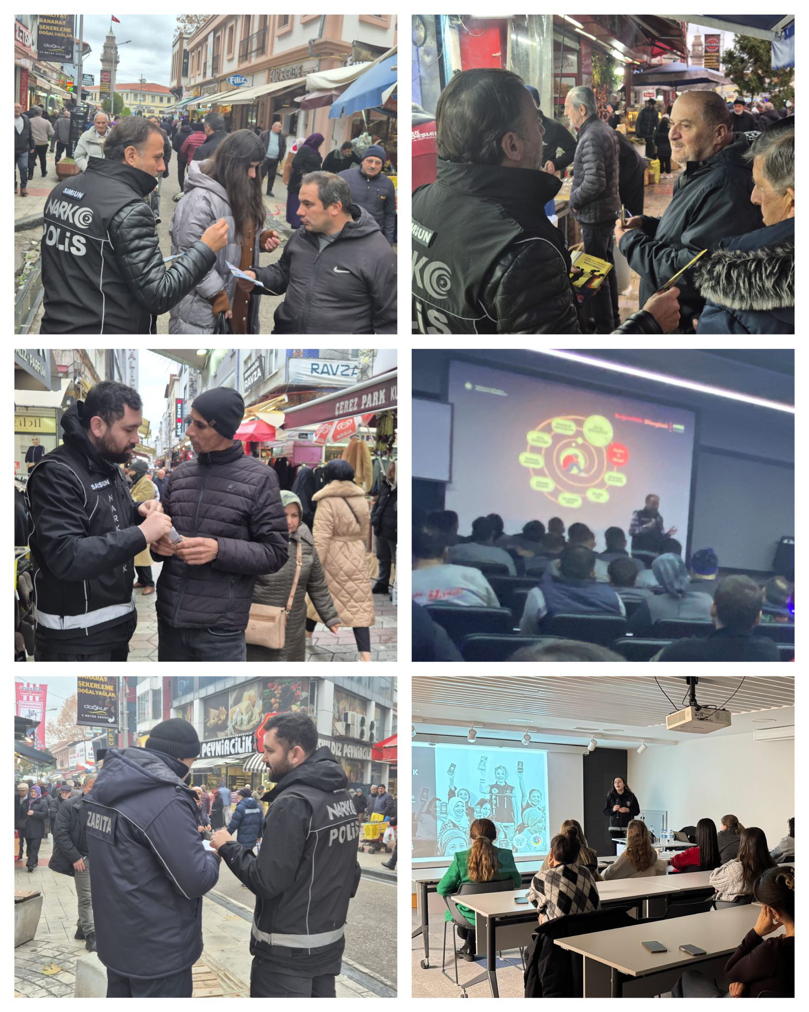 Samsun polisi sahada: 4 bin 515 kişiye ulaşıldı