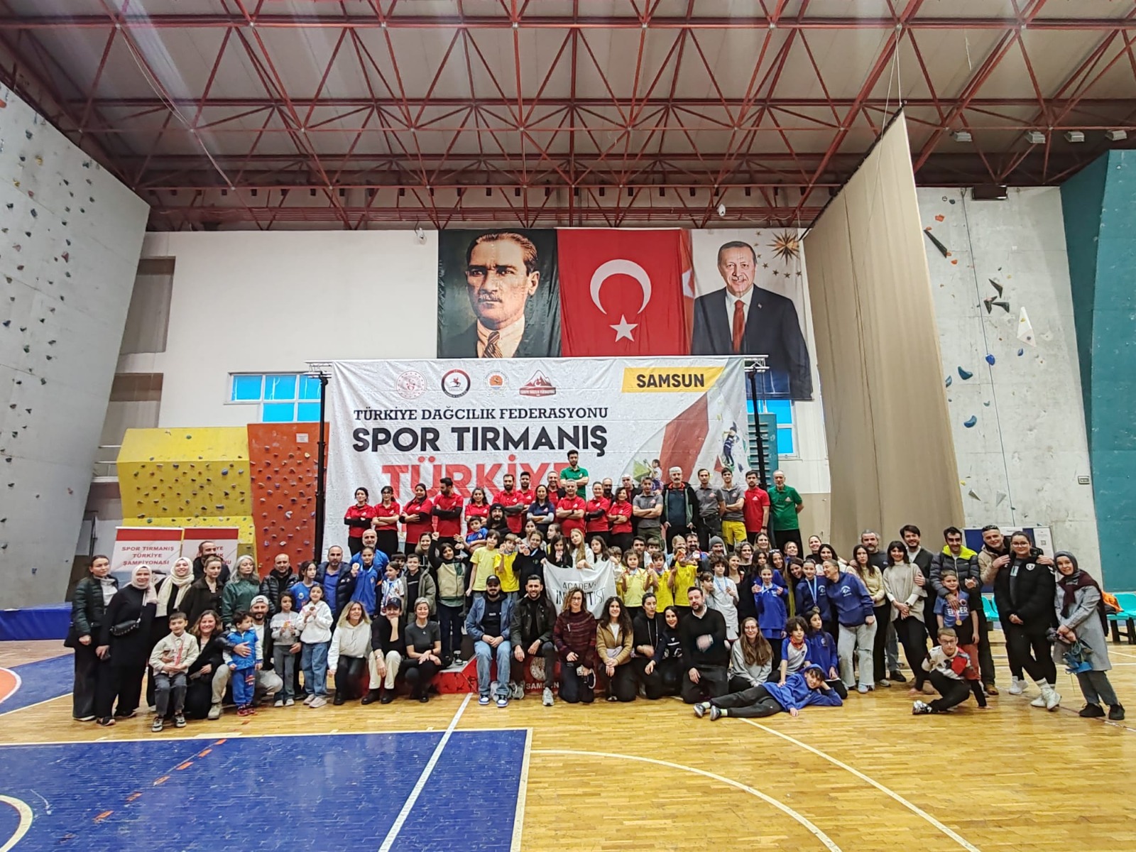 Geleceğin şampiyonları Samsun’da tırmandı