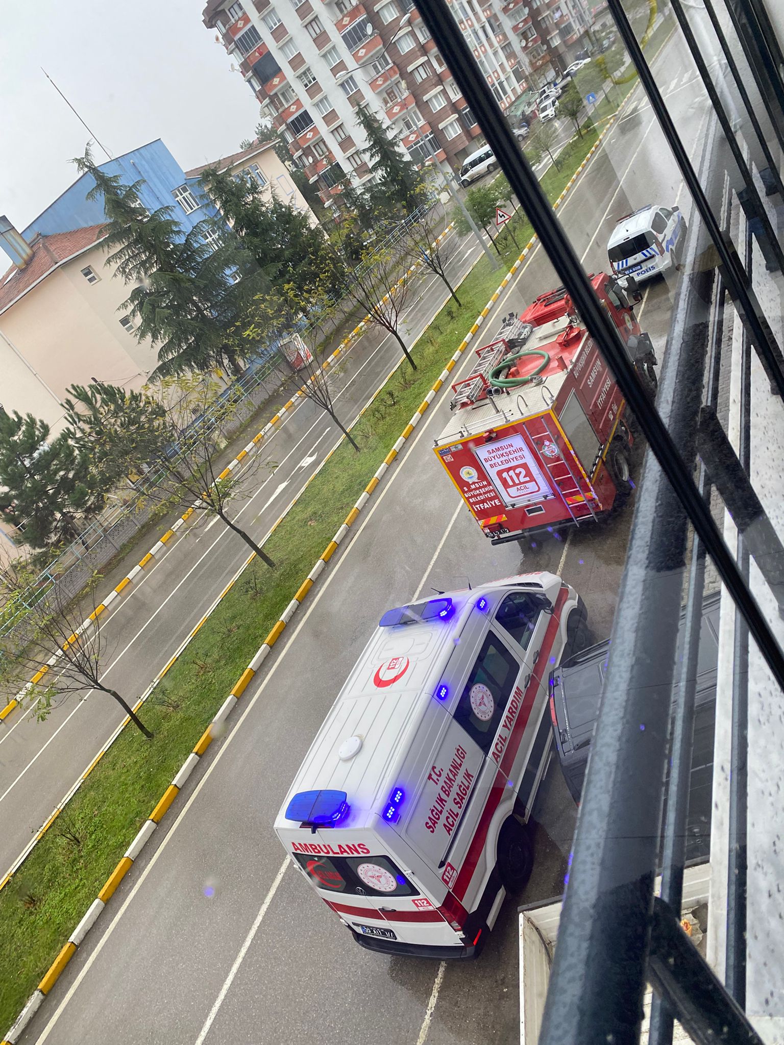 Samsun'da gaz sızıntısı paniği: Ekipler sevk edildi 