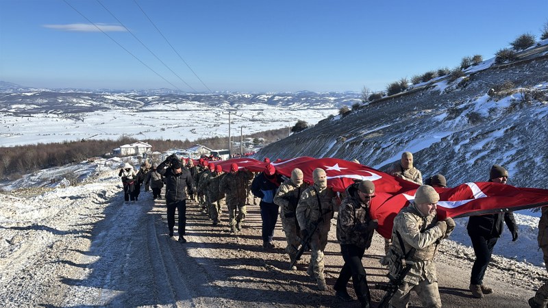 Samsun’da Sarıkamış ruhuyla yürüdüler