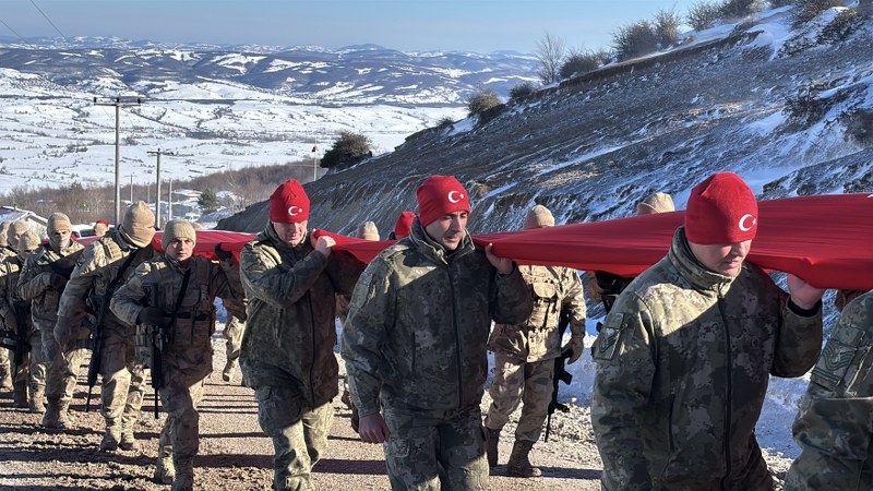 Samsun’da Sarıkamış ruhuyla yürüdüler