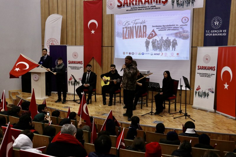 Samsun’da Sarıkamış ruhuyla yürüdüler