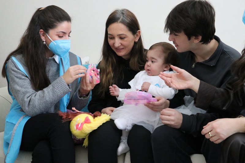 Samsun'da ağabeyden kardeşe umut nakli: 2 yaşındaki Elisa'ın lösemi sınavı