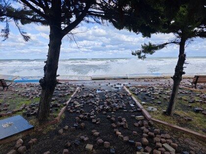 Samsun'da kuvvetli fırtına sahil şeridini vurdu! Uyarı var