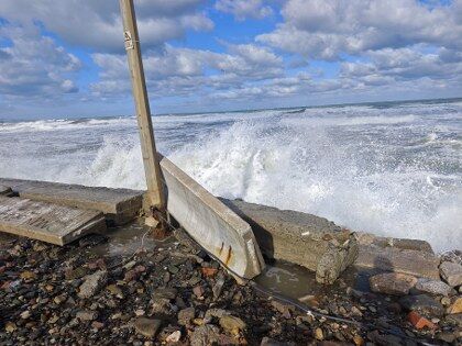 Samsun'da kuvvetli fırtına sahil şeridini vurdu! Uyarı var