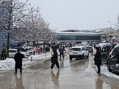 Samsun'da Balkan soğuğu etkisi: Kar kalınlığı 50 santimetreyi buldu